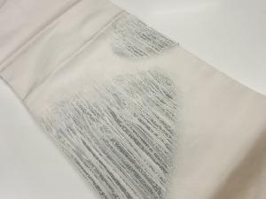 作家物　手描き抽象木々模様名古屋帯